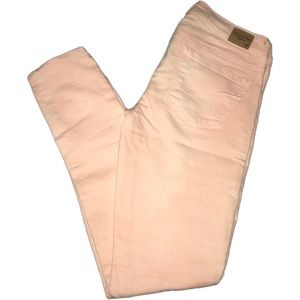 American Eagle pink jeggings